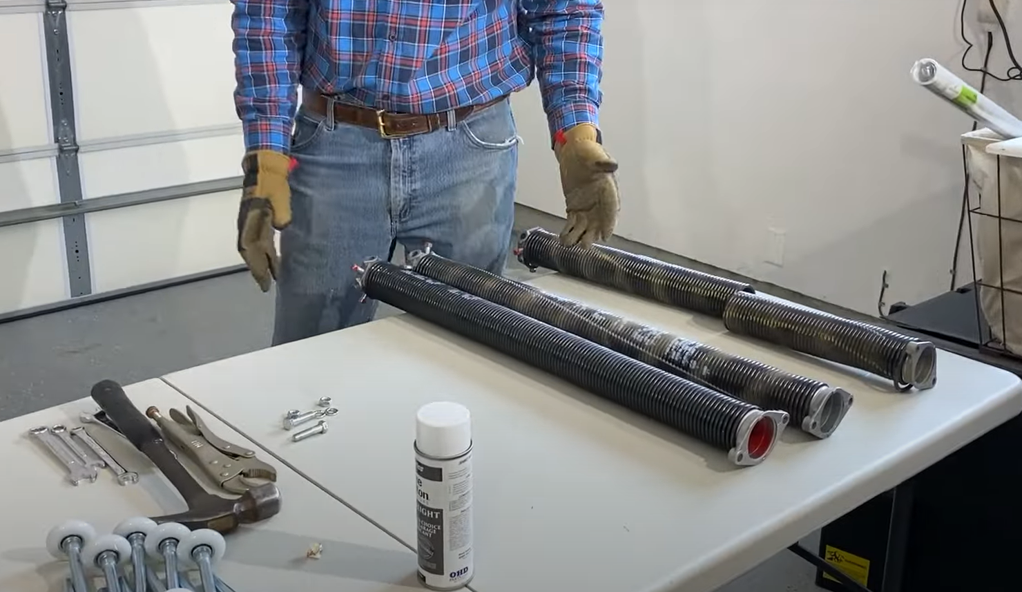 Garage door spring repair service by Dublin Garage Door Repair - Expert technicians fixing and replacing garage door springs efficiently and safely.